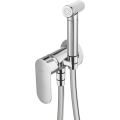 Deante BGA_034M - Miscelatore per bidet con doccetta per installazione ad incasso ALPINIA cromo lucido