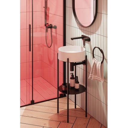 Deante BGA_N54L - Miscelatore per lavabo da incasso ALPINIA nero