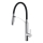 Deante BGB_B720 - Rubinetto per lavello con braccio flessible GERBERA nero/cromo