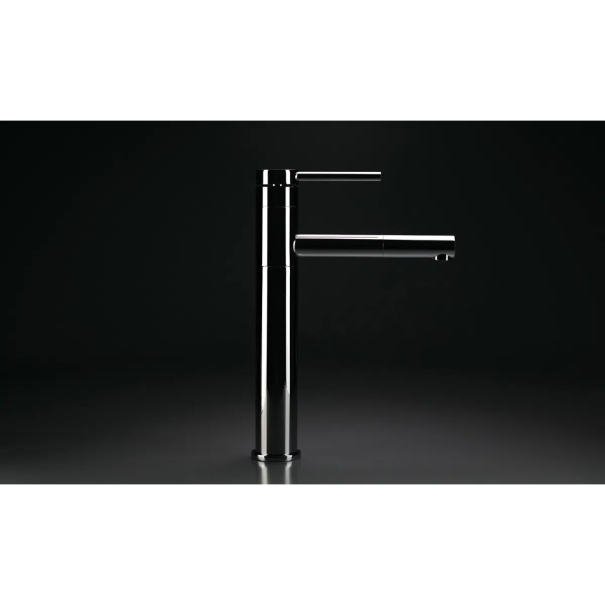 Deante BGE_022K - Miscelatore per lavabo ORA con doccetta estraibile, 30,9 cm, cromo lucido