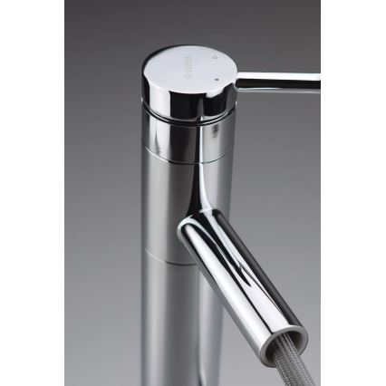 Deante BGE_022K - Miscelatore per lavabo ORA con doccetta estraibile, 30,9 cm, cromo lucido