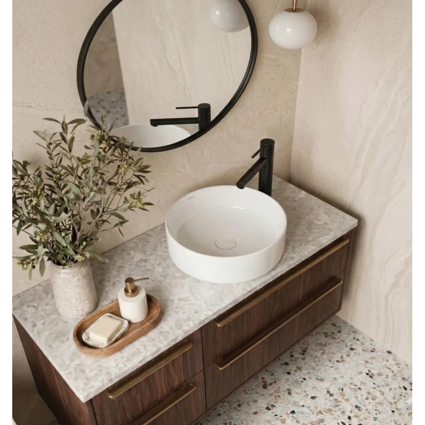 Deante BGE_N22K - Miscelatore per lavabo con doccetta estraibile ORA 30,9 cm, nero