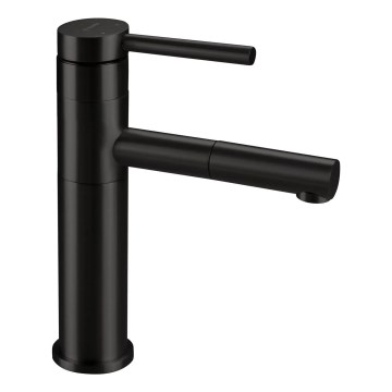 Deante BGE_N22M - Miscelatore per lavabo con doccetta estraibile ORA 22,9 cm nero