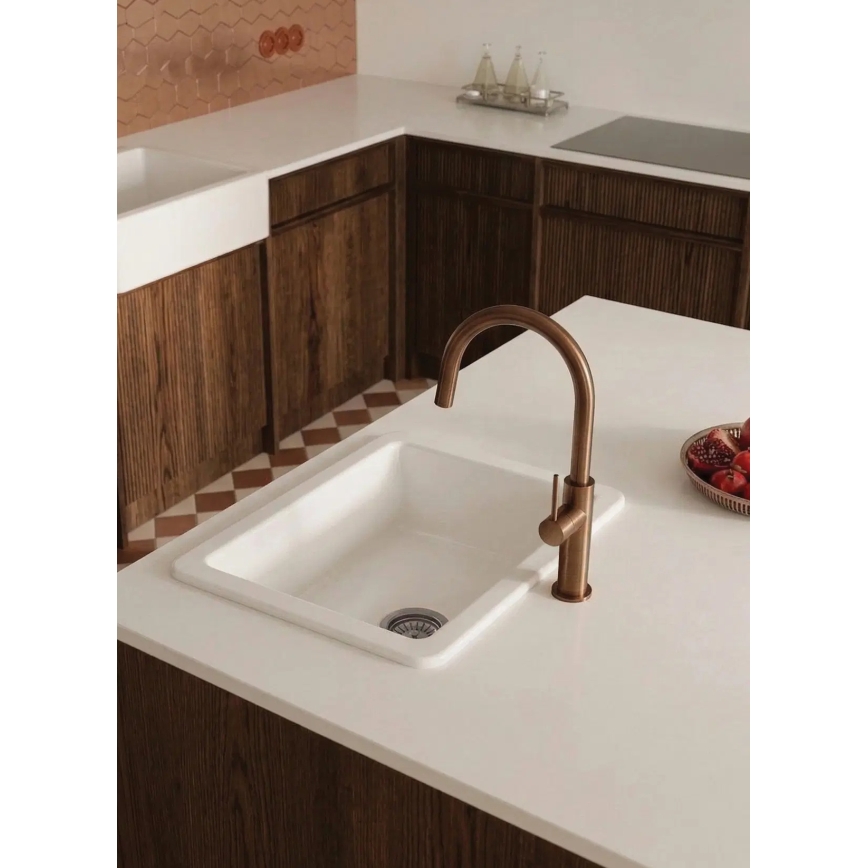 Deante BQJ_C62M - Miscelatore da cucina EVORA in bronzo spazzolato
