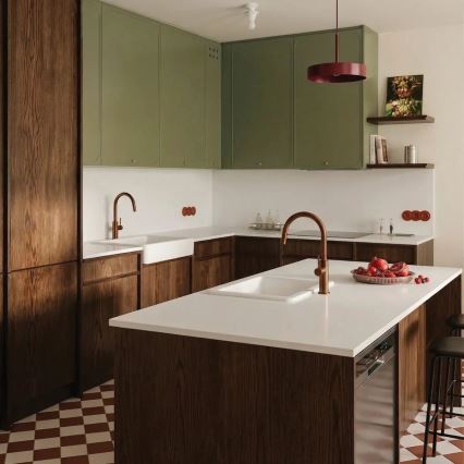 Deante BQJ_C62M - Miscelatore da cucina EVORA in bronzo spazzolato