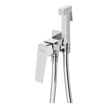Deante BQL_034M - Miscelatore per bidet con doccetta per installazione ad incasso BLUR, cromo lucido