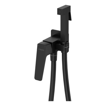 Deante BQL_N34M - Miscelatore per bidet con doccetta per installazione ad incasso BLUR nero