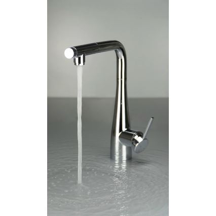 Deante BRE_075M - Rubinetto lavello con doccetta estraibile ERIDAN cromo lucido