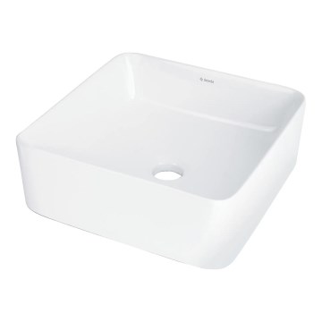Deante CDJ_6U3S - Lavabo da appoggio JASMIN 34,5x34,5 cm ceramica/bianco