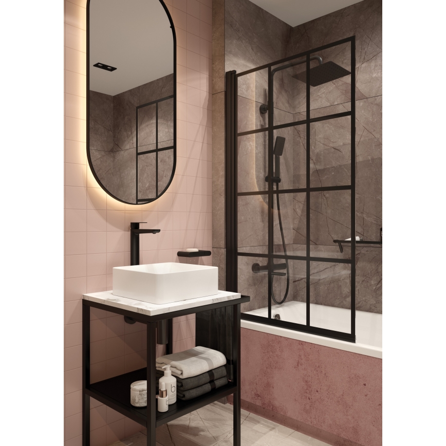 Deante CDJ_6U3S - Lavabo da appoggio JASMIN 34,5x34,5 cm ceramica/bianco