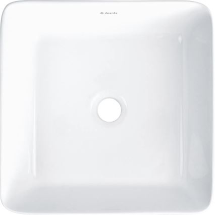 Deante CDJ_6U3S - Lavabo da appoggio JASMIN 34,5x34,5 cm ceramica/bianco
