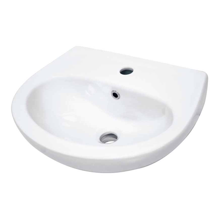 Deante CDJ_6U4W - Lavabo sospeso con foro JASMIN 45,7x36,4 cm ceramica/bianco