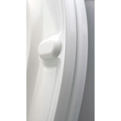 Deante CDJD6RPS - Floor-standing toilet con un toilet seat JASMIN ceramiche/bianco