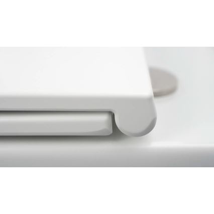 Deante CDJD6RPS - Floor-standing toilet con un toilet seat JASMIN ceramiche/bianco