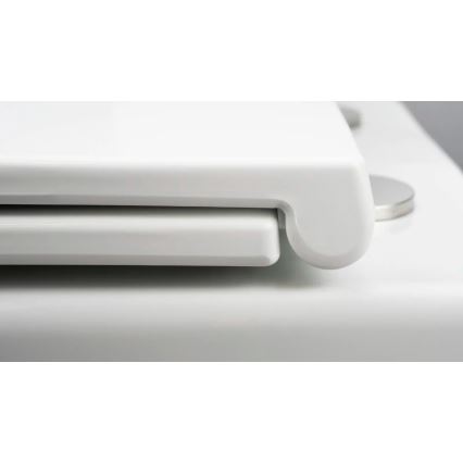Deante CGRD6ZPW - WC a parete con sedile ROUND ceramiche/bianco