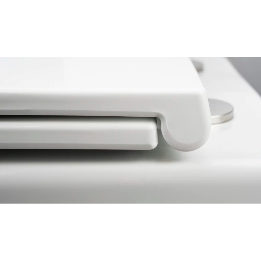 Deante CGRD6ZPW - WC a parete con sedile ROUND ceramiche/bianco