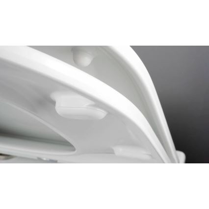 Deante CGRD6ZPW - WC a parete con sedile ROUND ceramiche/bianco