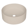 Deante CQS_5U4S - Lavabo da appoggio SILIA diam. 36 cm granito/beige
