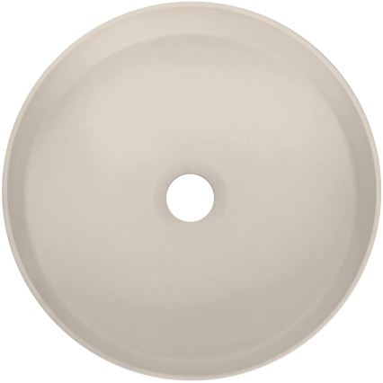 Deante CQS_5U4S - Lavabo da appoggio SILIA diam. 36 cm granito/beige