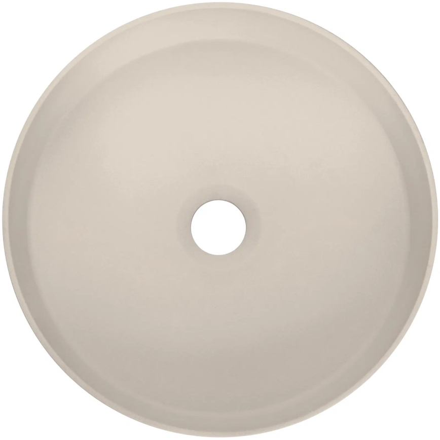 Deante CQS_5U4S - Lavandino da appoggio SILIA diametro 36 cm granito/beige