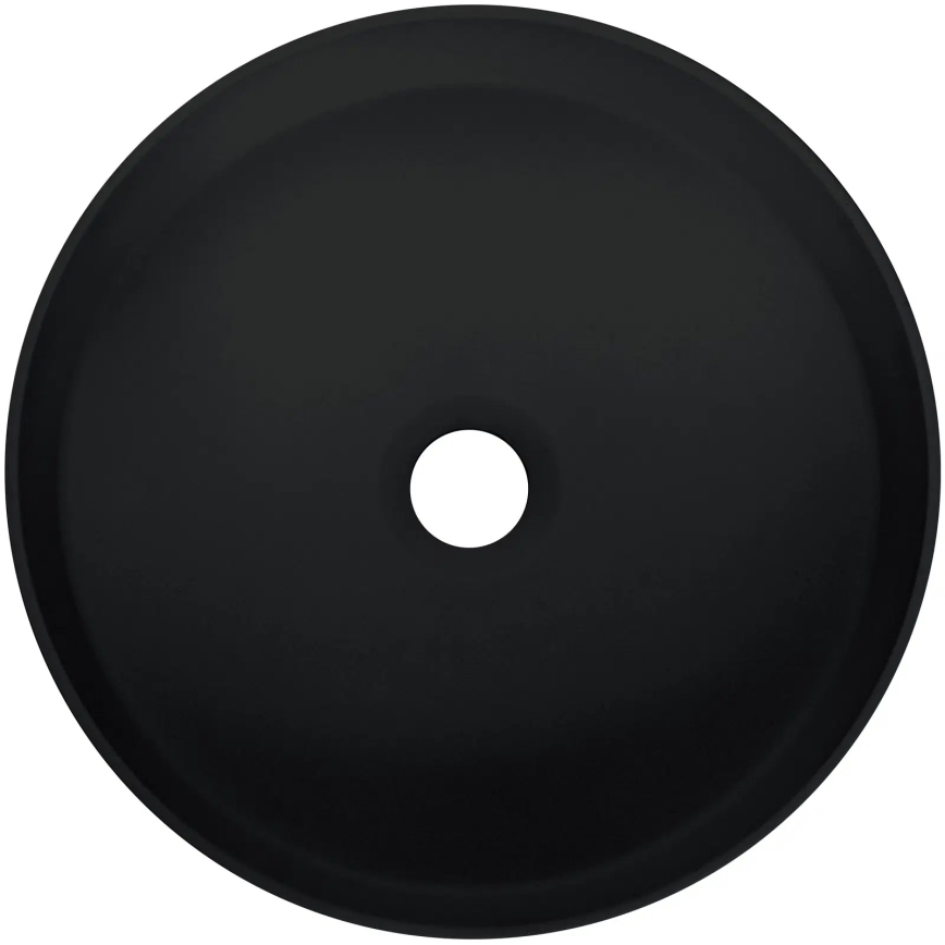 Deante CQS_NU4S - Lavabo da appoggio SILIA Ø 36 cm granito/nero