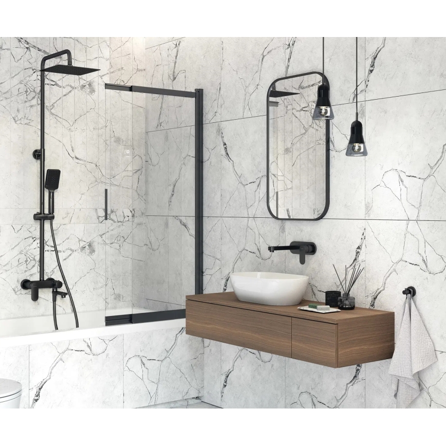 Deante NAC_N1AM - Set doccia con miscelatore ALPINIA nero
