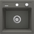 Deante ZQZ_T103 - Lavello da cucina ZORBA 44x44 cm granito/antracite