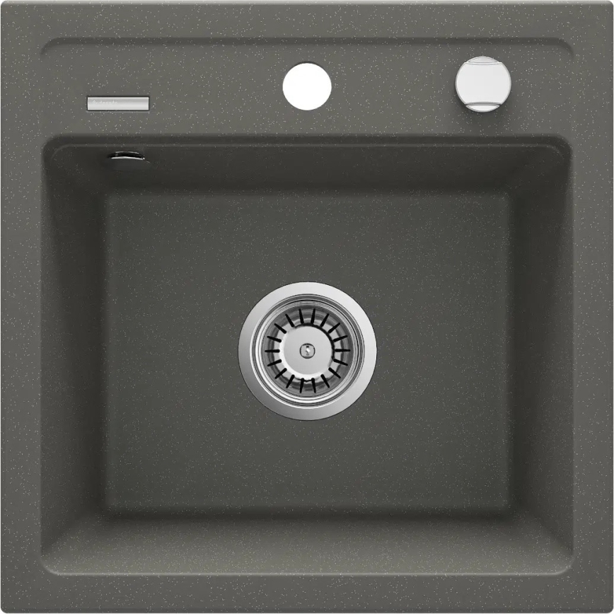 Deante ZQZ_T103 - Lavello da cucina ZORBA 44x44 cm granito/antracite