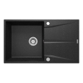 Deante ZRC_211A - Lavello da cucina CORIO 50x86 cm granito/grafite