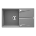 Deante ZRC_S11A - Lavello della cucina CORIO 50x86 cm granito/grigio metallico
