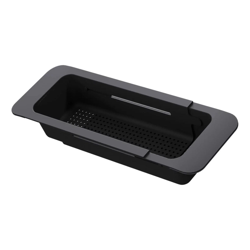Deante ZZB_N00L - Cestello estraibile per lavello 57,4x13,4 cm nero
