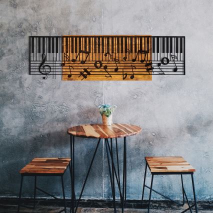 Decorazione da muro 100x30 cm pianoforte