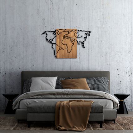 Decorazione da muro 118x70 cm mappa