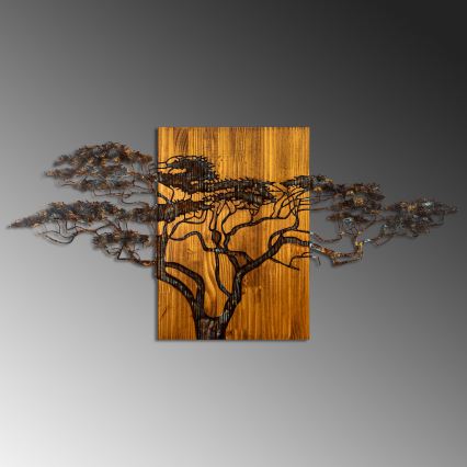 Decorazione da muro 144x70 cm albero