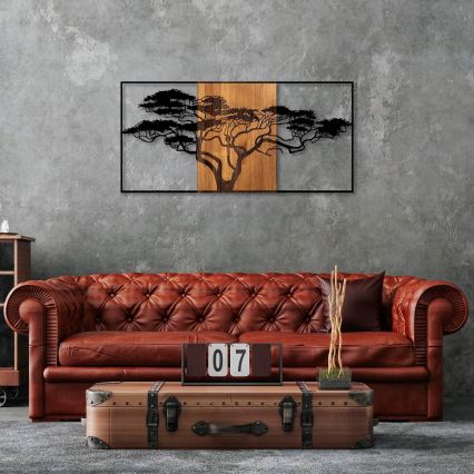 Decorazione da muro 147x70 cm albero