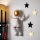 Decorazione da muro 47x35 cm astronaut oro