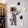 Decorazione da muro 47x35 cm astronaut rame