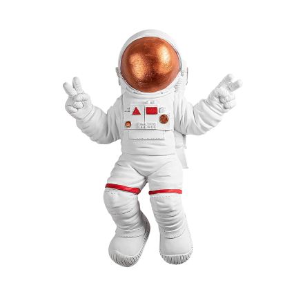 Decorazione da muro 47x35 cm astronaut rame
