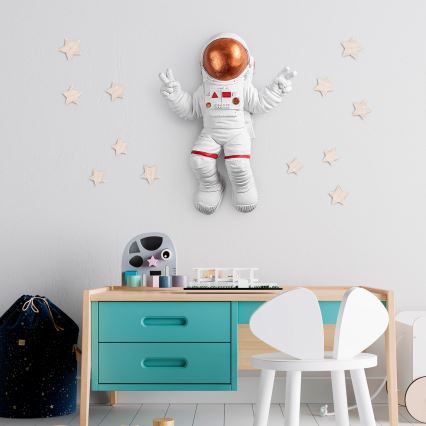 Decorazione da muro 47x35 cm astronaut rame