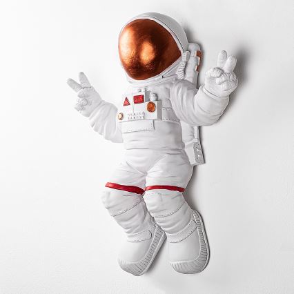 Decorazione da muro 47x35 cm astronaut rame
