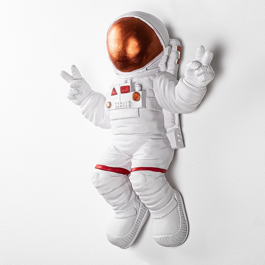 Decorazione da muro 47x35 cm astronaut rame