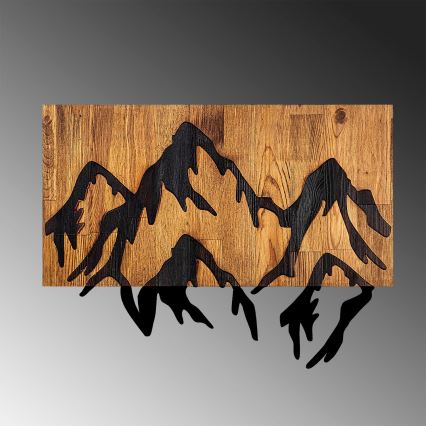 Decorazione da muro 58x44 cm montagne