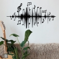 Decorazione da muro 69x37 cm appunti metallo