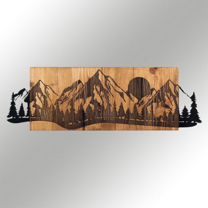 Decorazione da muro 75,5x24,5 cm montagne