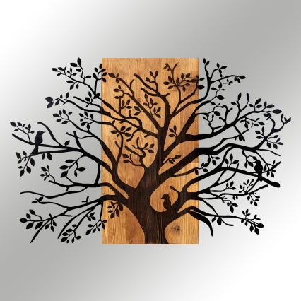 Decorazione da muro 85x58 cm albero