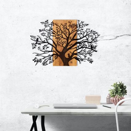 Decorazione da muro 85x58 cm albero