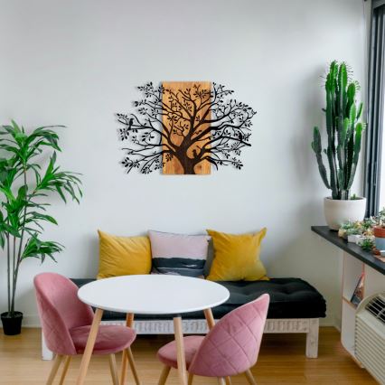 Decorazione da muro 85x58 cm albero