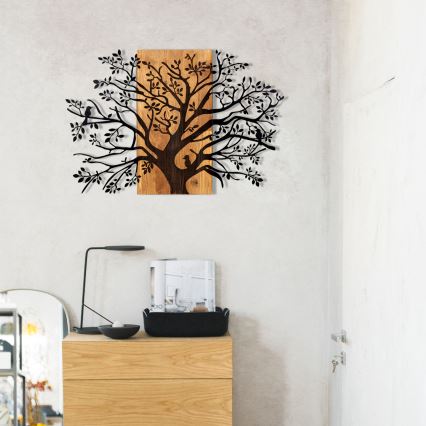 Decorazione da muro 85x58 cm albero