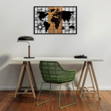 Decorazione da muro 90x58 cm mappa