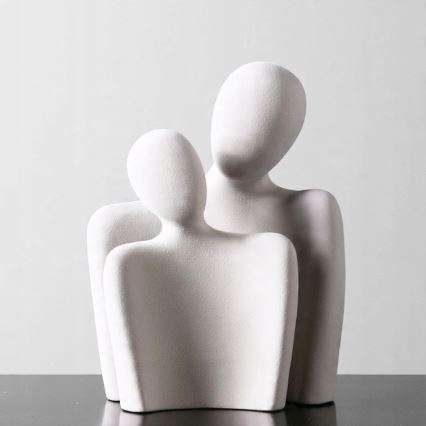 Decorazione da tavolo, 20 x 5,5 x 14,5 cm, bianco